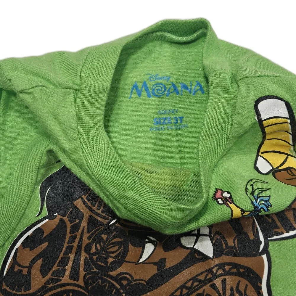 Disney Moana Maui 4pc Set — 3T Tops/Shorts & 4XS Tee - Picture 7 of 7